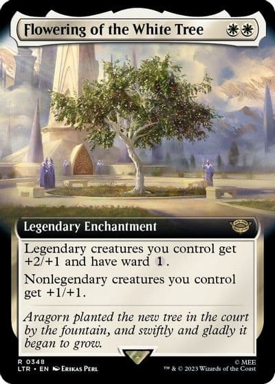 Flowering of the White Tree Extended Art Universes Beyond: The Lord of the Rings: Tales of Middle-earth Magic card