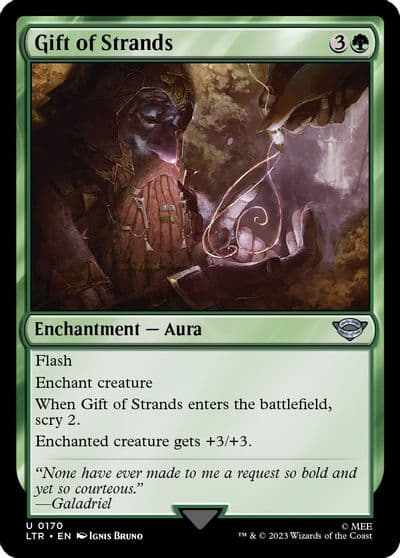 Gift of Strands Universes Beyond: The Lord of the Rings: Tales of Middle-earth Magic card