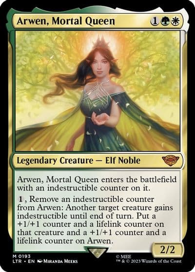 Arwen Mortal Queen Universes Beyond: The Lord of the Rings: Tales of Middle-earth Magic card