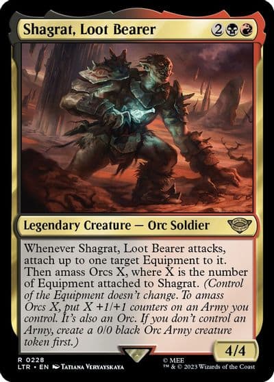 Shagrat Loot Bearer Universes Beyond: The Lord of the Rings: Tales of Middle-earth Magic card