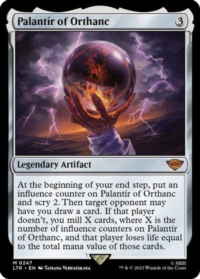 Palantir of Orthanc Universes Beyond: The Lord of the Rings: Tales of Middle-earth Magic card