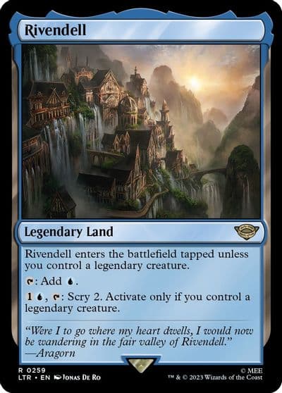 Rivendell Universes Beyond: The Lord of the Rings: Tales of Middle-earth Magic card
