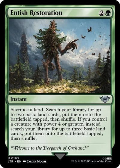 Entish Restoration Universes Beyond: The Lord of the Rings: Tales of Middle-earth Magic card