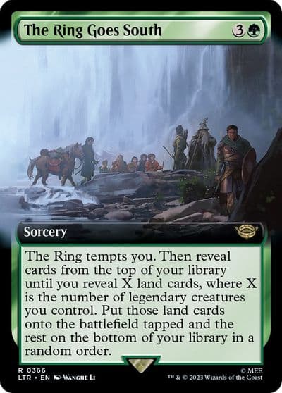 The Ring Goes South Extended Art Universes Beyond: The Lord of the Rings: Tales of Middle-earth Magic card