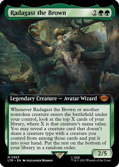 Radagast the Brown Extended Art Universes Beyond: The Lord of the Rings: Tales of Middle-earth Magic card