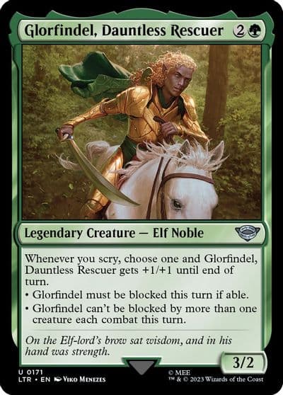 Glorfindel Dauntless Rescuer Universes Beyond: The Lord of the Rings: Tales of Middle-earth Magic card