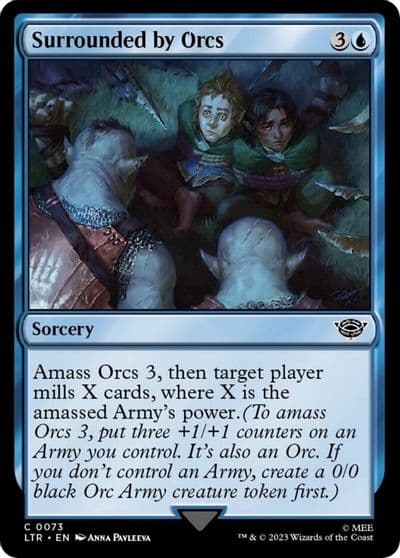 Surrounded by Orcs Universes Beyond: The Lord of the Rings: Tales of Middle-earth Magic card