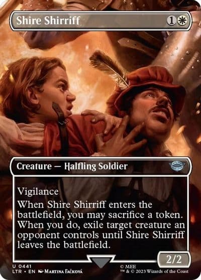 Shire Shirriff Borderless Universes Beyond: The Lord of the Rings: Tales of Middle-earth Magic card