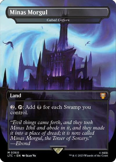 Minas Morgul Cabal Coffers Borderless Commander: The Lord of the Rings: Tales of Middle-earth Magic card