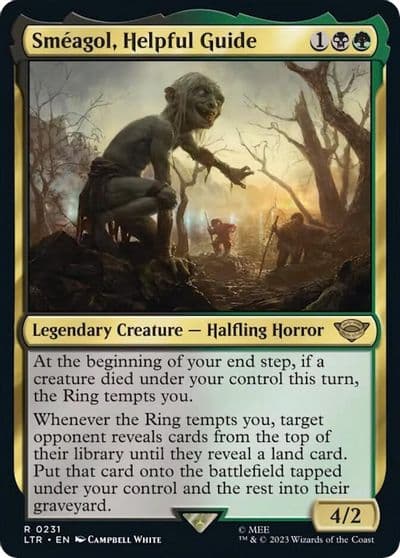 Smeagol Helpful Guide Universes Beyond: The Lord of the Rings: Tales of Middle-earth Magic card