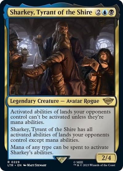 Sharkey Tyrant of the Shire Universes Beyond: The Lord of the Rings: Tales of Middle-earth Magic card