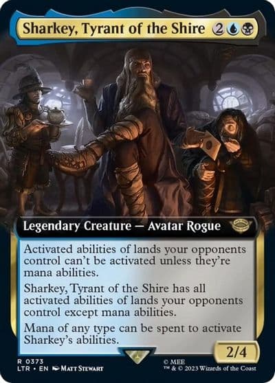 Sharkey Tyrant of the Shire Extended Art Universes Beyond: The Lord of the Rings: Tales of Middle-earth Magic card