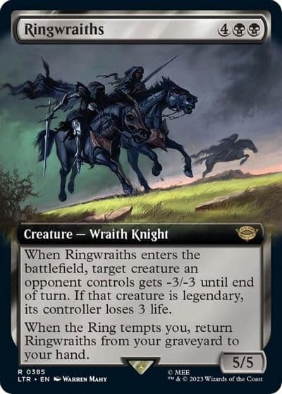 Ringwraiths Extended Art Universes Beyond: The Lord of the Rings: Tales of Middle-earth Magic card
