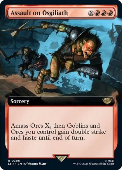 Assault on Osgiliath Extended Art Universes Beyond: The Lord of the Rings: Tales of Middle-earth Magic card
