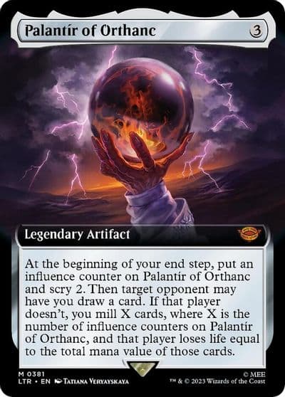 Palantir of Orthanc Extended Art Universes Beyond: The Lord of the Rings: Tales of Middle-earth Magic card