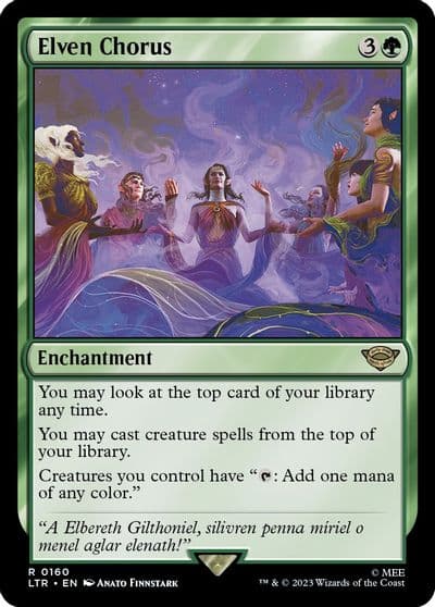 Elven Chorus Universes Beyond: The Lord of the Rings: Tales of Middle-earth Magic card
