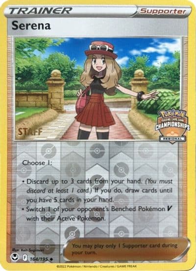 Serena (Regional Championships) [Staff] League & Championship Cards Pokemon card