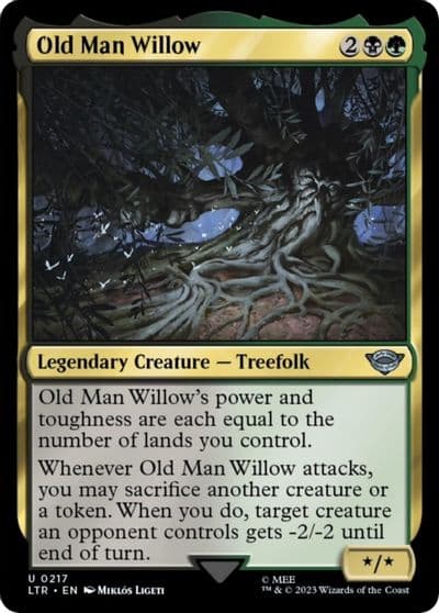 Old Man Willow Universes Beyond: The Lord of the Rings: Tales of Middle-earth Magic card