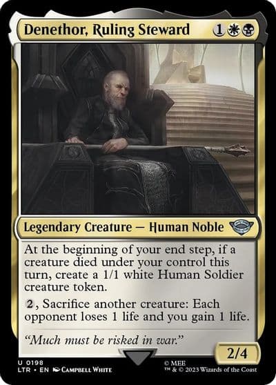 Denethor Ruling Steward Universes Beyond: The Lord of the Rings: Tales of Middle-earth Magic card