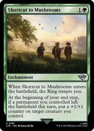 Shortcut to Mushrooms Universes Beyond: The Lord of the Rings: Tales of Middle-earth Magic card