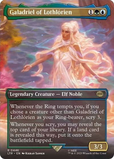 Galadriel of Lothlorien Borderless Universes Beyond: The Lord of the Rings: Tales of Middle-earth Magic card