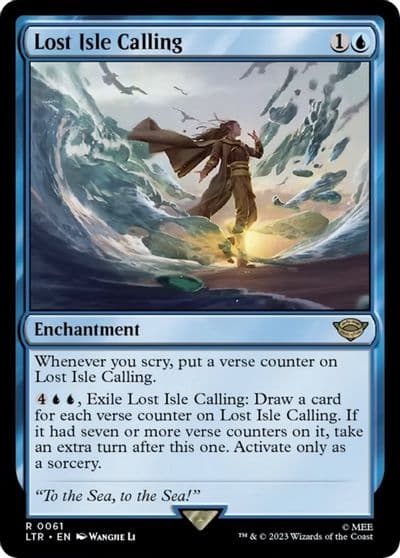 Lost Isle Calling Universes Beyond: The Lord of the Rings: Tales of Middle-earth Magic card