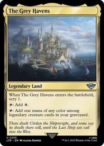 The Grey Havens Universes Beyond: The Lord of the Rings: Tales of Middle-earth Magic card
