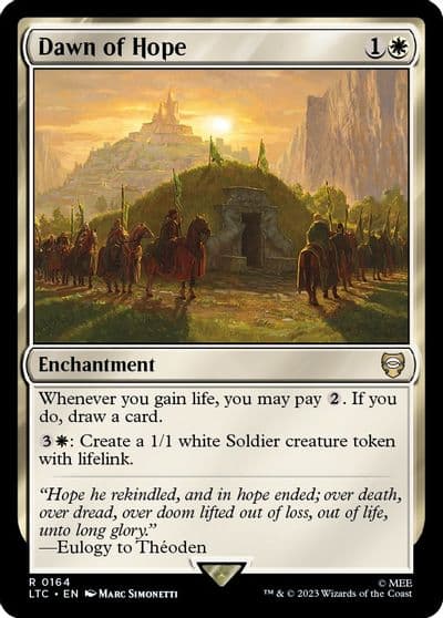 Dawn of Hope Commander: The Lord of the Rings: Tales of Middle-earth Magic card