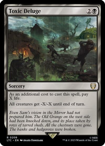 Toxic Deluge Commander: The Lord of the Rings: Tales of Middle-earth Magic card