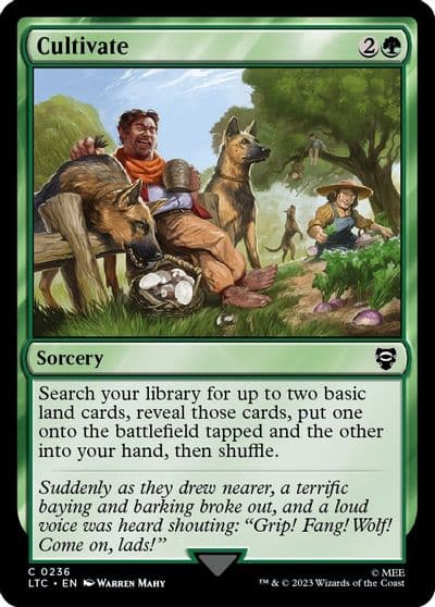 Cultivate Commander: The Lord of the Rings: Tales of Middle-earth Magic card