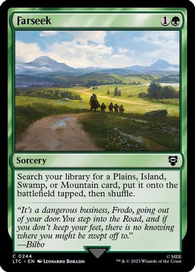 Farseek Commander: The Lord of the Rings: Tales of Middle-earth Magic card