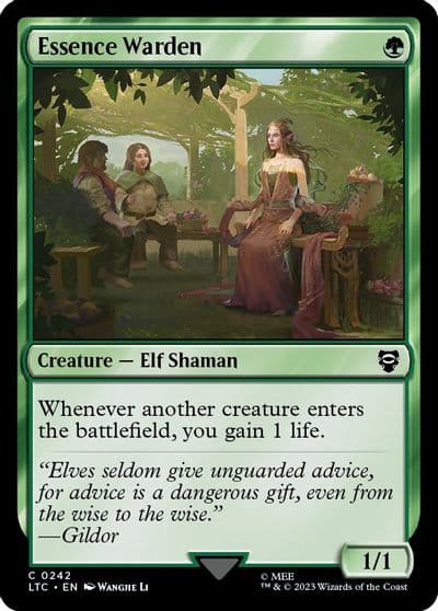 Essence Warden Commander: The Lord of the Rings: Tales of Middle-earth Magic card