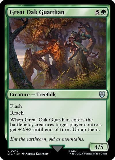 Great Oak Guardian Commander: The Lord of the Rings: Tales of Middle-earth Magic card