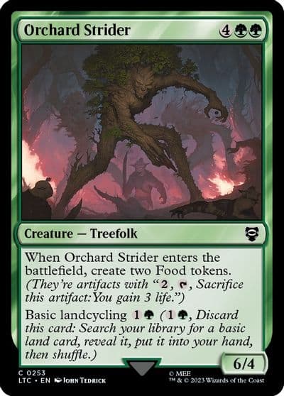 Orchard Strider Commander: The Lord of the Rings: Tales of Middle-earth Magic card