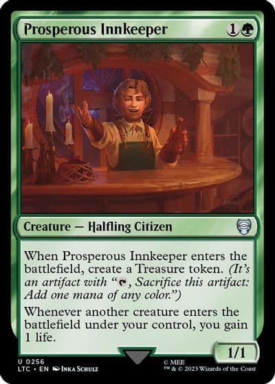 Prosperous Innkeeper Commander: The Lord of the Rings: Tales of Middle-earth Magic card