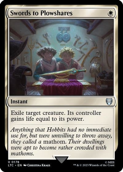 Swords to Plowshares Commander: The Lord of the Rings: Tales of Middle-earth Magic card
