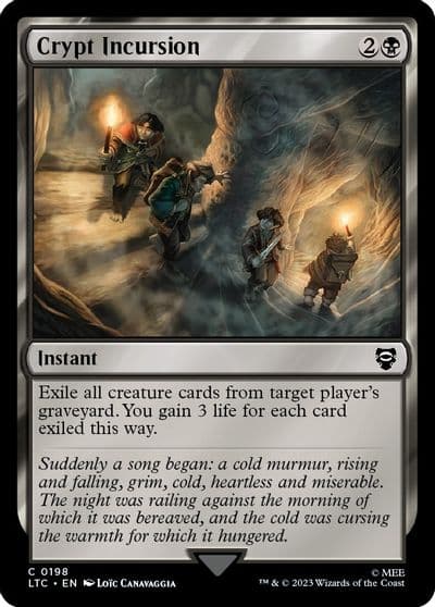 Crypt Incursion Commander: The Lord of the Rings: Tales of Middle-earth Magic card
