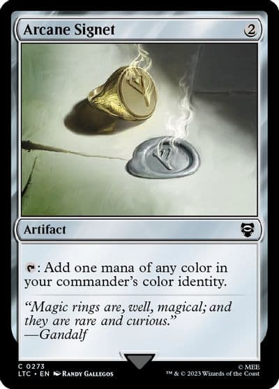 Arcane Signet Commander: The Lord of the Rings: Tales of Middle-earth Magic card