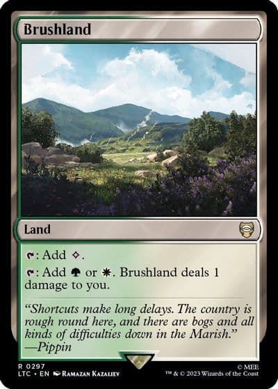 Brushland Commander: The Lord of the Rings: Tales of Middle-earth Magic card