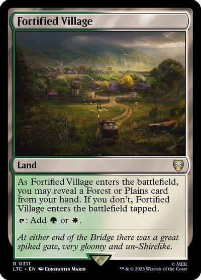 Fortified Village Commander: The Lord of the Rings: Tales of Middle-earth Magic card