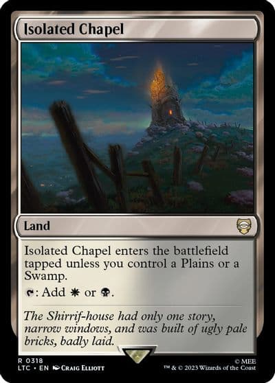 Isolated Chapel Commander: The Lord of the Rings: Tales of Middle-earth Magic card