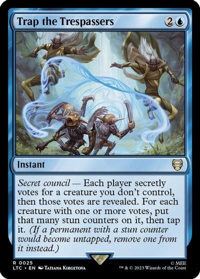 Trap the Trespassers Commander: The Lord of the Rings: Tales of Middle-earth Magic card