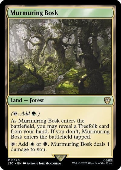 Murmuring Bosk Commander: The Lord of the Rings: Tales of Middle-earth Magic card