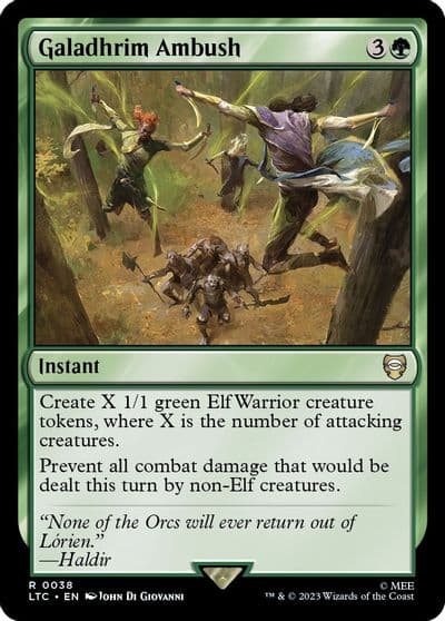 Galadhrim Ambush Commander: The Lord of the Rings: Tales of Middle-earth Magic card