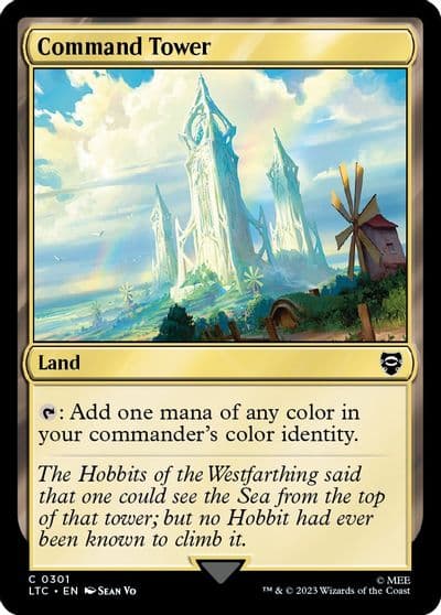 Command Tower Commander: The Lord of the Rings: Tales of Middle-earth Magic card