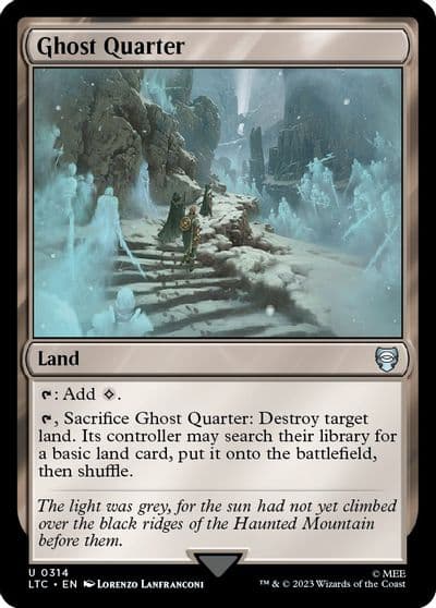 Ghost Quarter Commander: The Lord of the Rings: Tales of Middle-earth Magic card