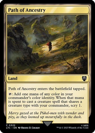 Path of Ancestry Commander: The Lord of the Rings: Tales of Middle-earth Magic card