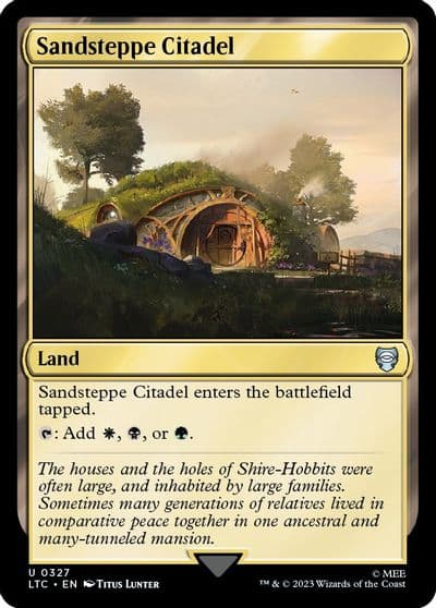 Sandsteppe Citadel Commander: The Lord of the Rings: Tales of Middle-earth Magic card