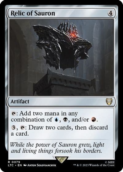 Relic of Sauron Commander: The Lord of the Rings: Tales of Middle-earth Magic card