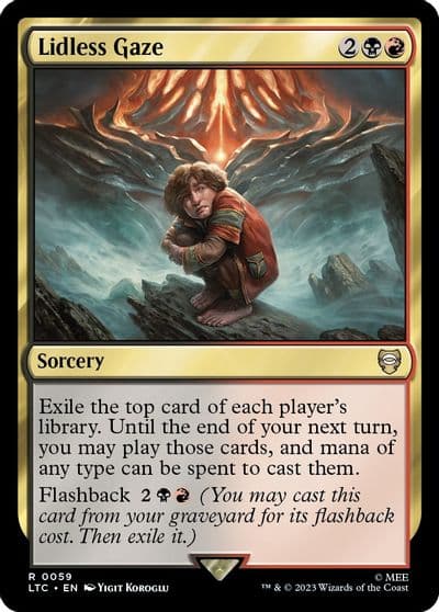 Lidless Gaze Commander: The Lord of the Rings: Tales of Middle-earth Magic card